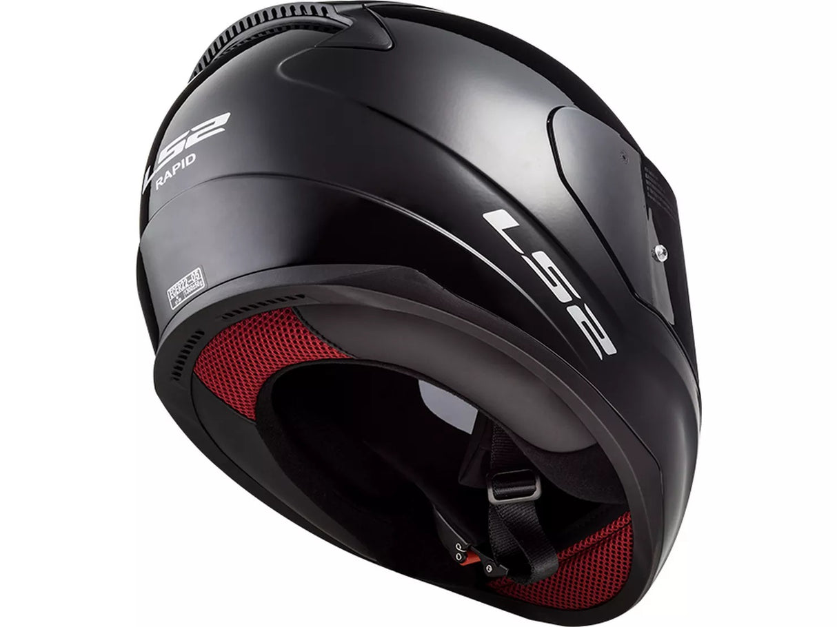 LS2 FF353 Rapid II Road Touring Motorcycle Helmet Size XXL - Gloss Black