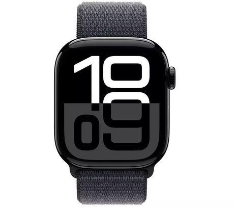 Apple Watch Series 10 GPS 42mm Sports Smartwatch - Jet Black/Carbon Neutral