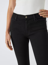 7 For All Mankind Skinny Slim Illusion Luxe Jeans - Rinse Black - Size 26