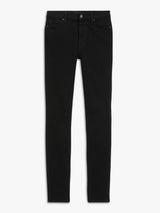 7 For All Mankind Skinny Slim Illusion Luxe Jeans - Rinse Black - Size 26