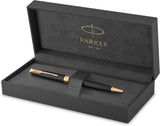 Parker Sonnet Lacquer Classic Medium Ballpoint Pen - Matte Black/Gold Trim