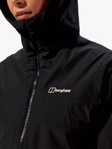 Berghaus Womens Deluge 3.0 Insulated Waterproof Jacket - Size 12 - Jet Black - Kazoop 