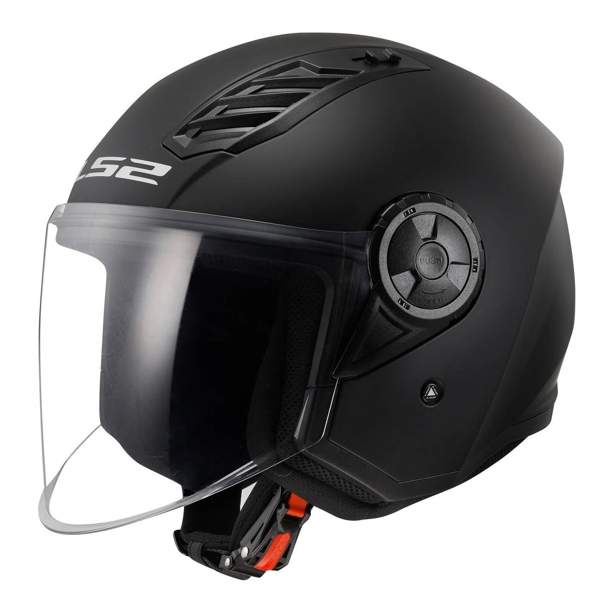 LS2 OF616 Airflow II Urban Helmet - Size Large - Solid Matt Black