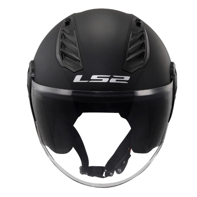 LS2 OF616 Airflow II Urban Helmet - Size Large - Solid Matt Black