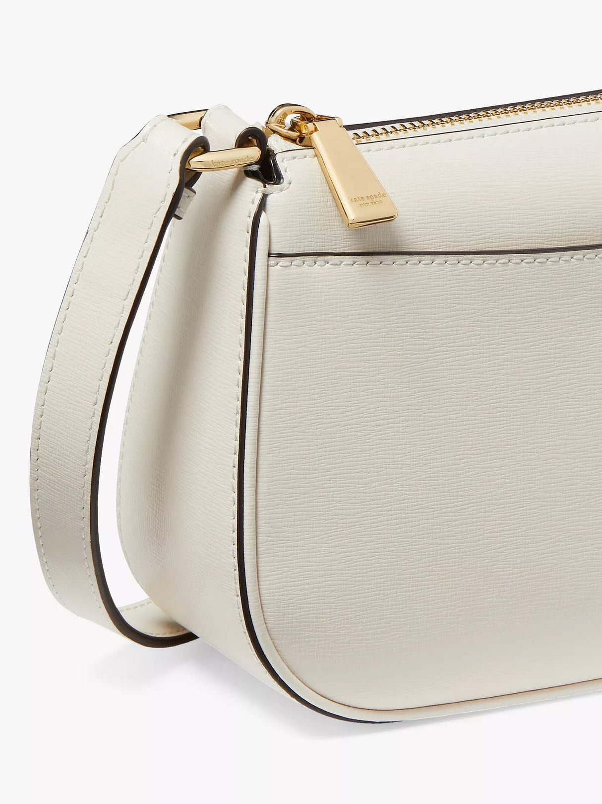 Kate Spade New York Women's Bleeker Leather Crossbody Bag - Parchment