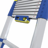 Werner 85029 Telescopic Soft Close Extension Ladder 2.9m 10 Rung - Silver - Kazoop 