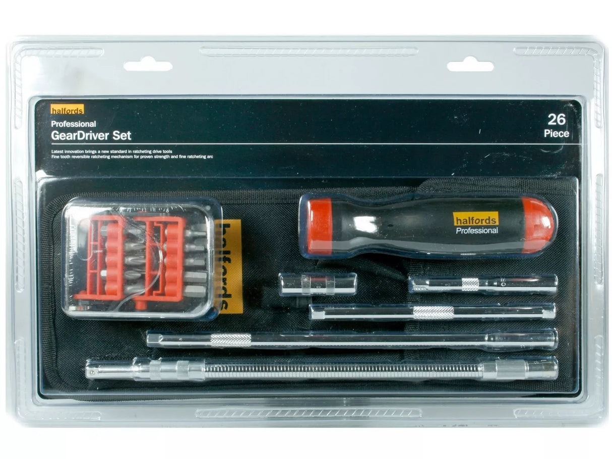 Halfords Advanced Professional Hand Tools 26 Piece Geardriver Set