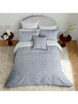 Bedeck of Belfast Mallory Double Duvet Cover Set H200 x W200 x D1cm - Navy - Kazoop 