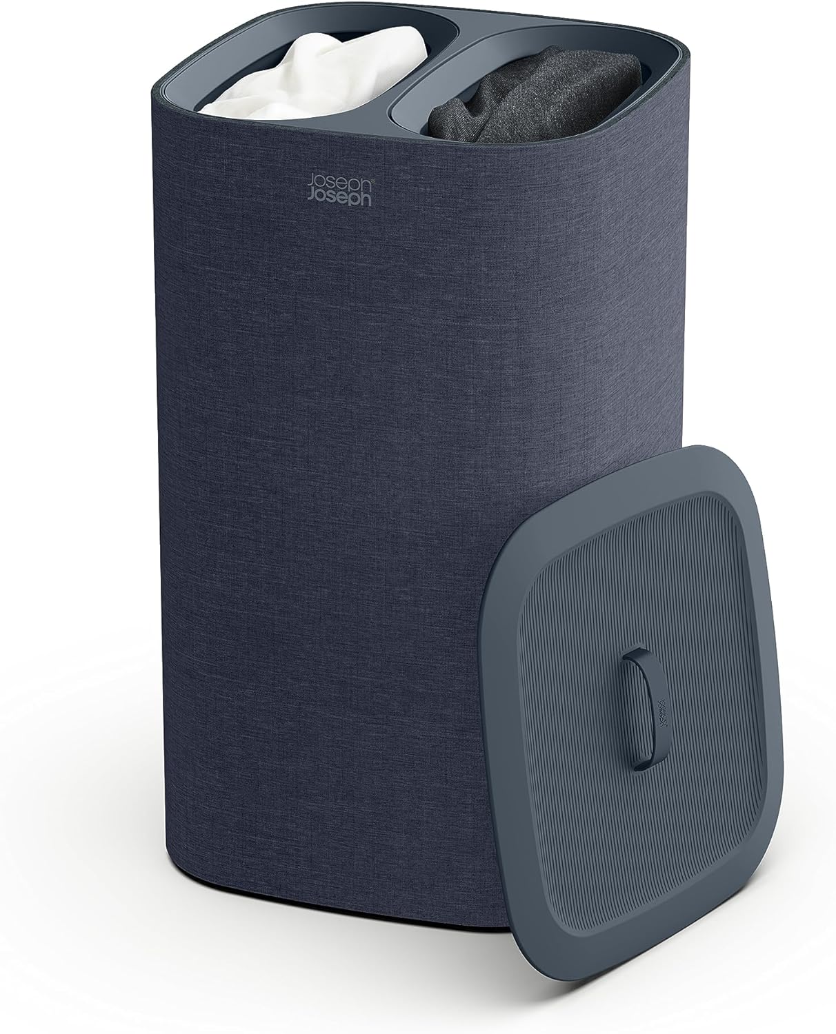 Joseph Joseph Tota 60L Laundry Separation Basket with Lid - Carbon Black