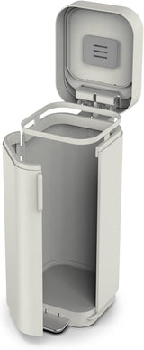 Joseph Joseph Porta Intelligent Waste Pedal Bin 40L - Concrete Grey