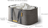 Joseph Joseph Tota 60L Laundry Separation Basket & 35L Holdall Set - Grey