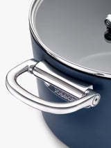 Joseph Joseph Space Folding Handle Non-Stick 23cm Saucepan & Lid - Navy