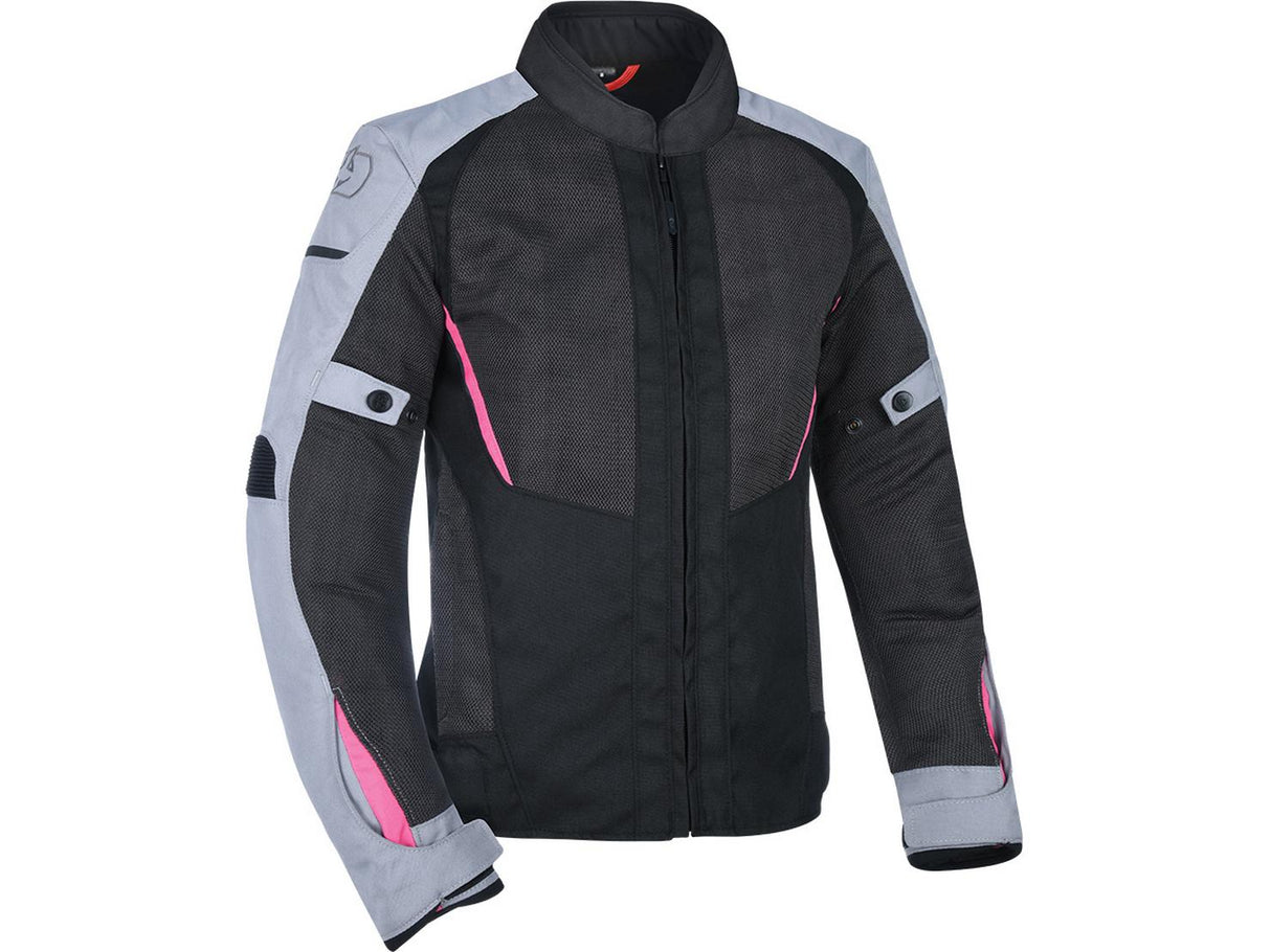 Oxford Iota 1.0 Womens Air Jacket Stealth - Black/Grey/Pink - 16