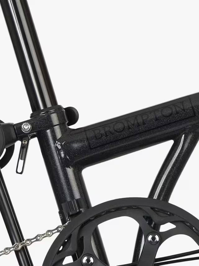 Brompton P Line Urban Mid Handlebar 4 Speed Folding Bike - Midnight Black