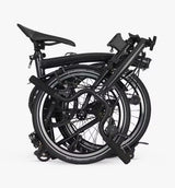 Brompton P Line Urban Mid Handlebar 4 Speed Folding Bike - Midnight Black