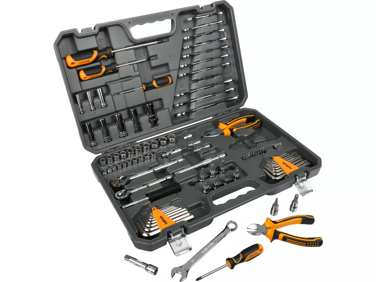 Halfords 92 Piece Ratchets/Sockets/Screwdrivers Garage Tool Kit