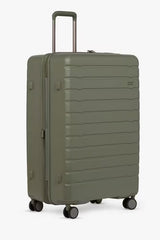 Antler Stamford 4-Wheel 81cm Large Expandable Hard Shell Suitcase - Green