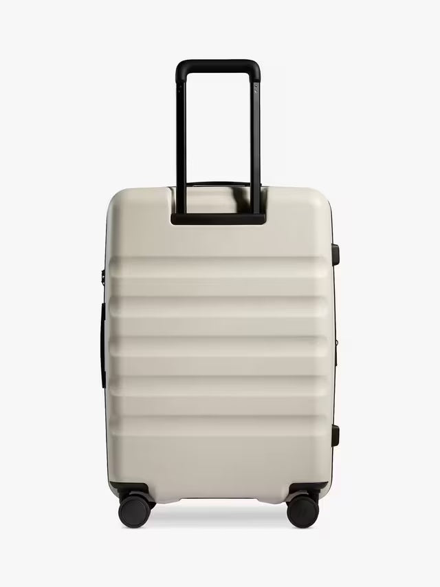 Antler Icon Stripe 4-Wheel Hard Shell Medium Expandable Suitcase - Taupe