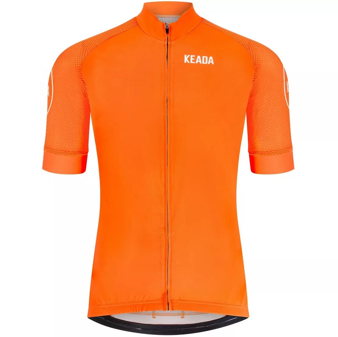 Keada Sports Women's Essential Short Sleeved Orange Cycling Jersey - Medium