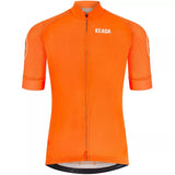 Keada Sports Women's Essential Short Sleeved Orange Cycling Jersey - Medium