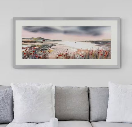 John Lewis Elizabeth Baldin First Light Framed Print & Mount 49.5 x 104.5cm