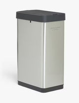 John Lewis 2 Section 23+23L Sensor Recycling Kitchen Bin - Stainless Steel