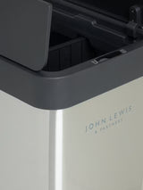 John Lewis 2 Section 23+23L Sensor Recycling Kitchen Bin - Stainless Steel