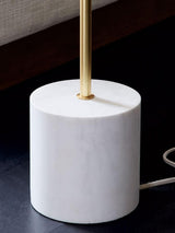 West Elm Sphere + Stem Non-Dimmable Decorative Floor Lamp - White