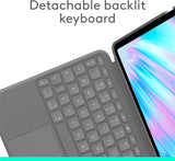 Logitech Combo Touch Backlit Keyboard Case for iPad Pro 13” (M4) - Graphite