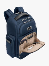 Briggs & Riley Luggage 31L Large Spacious Cargo Travel Backpack - Navy