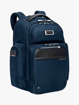 Briggs & Riley Luggage 31L Large Spacious Cargo Travel Backpack - Navy