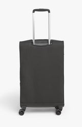 John Lewis Vienna 4-Wheel 66cm 60L Lightweight Medium Suitcase - Black - Kazoop 