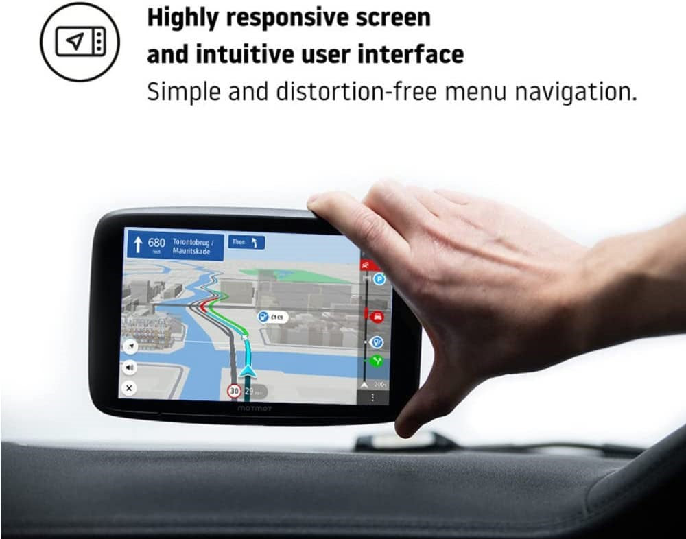 TomTom GO Discover 5" Car Sat Nav World Maps - Black