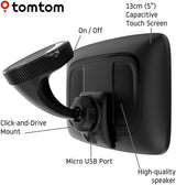 TomTom Go Expert 5" Truck Sat Nav World Maps Wi-Fi - Black