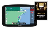 TomTom GO Camper Max 7 Inch Campervan and Caravan Sat Nav World Maps - Black