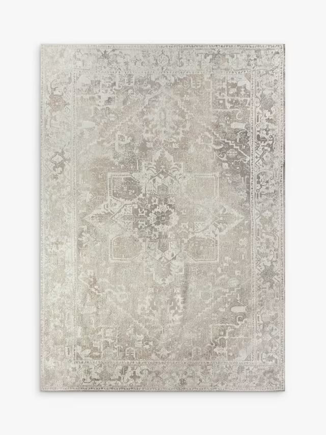 Louis De Poortere Tabriz Rectangular Machine Woven Rug 280 x 200cm - Suede - Kazoop 