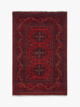 Gooch Luxury Hand Knotted Khal Mohammadi Rectangular Rug Red L295 x W195cm - Kazoop 