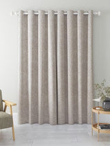 John Lewis Jouvene Weave Blackout Eyelet Curtains W167 x Drop228cm - Natural - Kazoop 