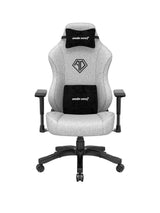 Andaseat Phantom 3 Premium Fabric Gaming Chair Neck and Back Support - Grey