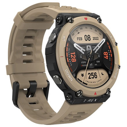 Amazfit T-Rex 2 Rugged Men's Multisport GPS Sportswatch - Desert Khaki