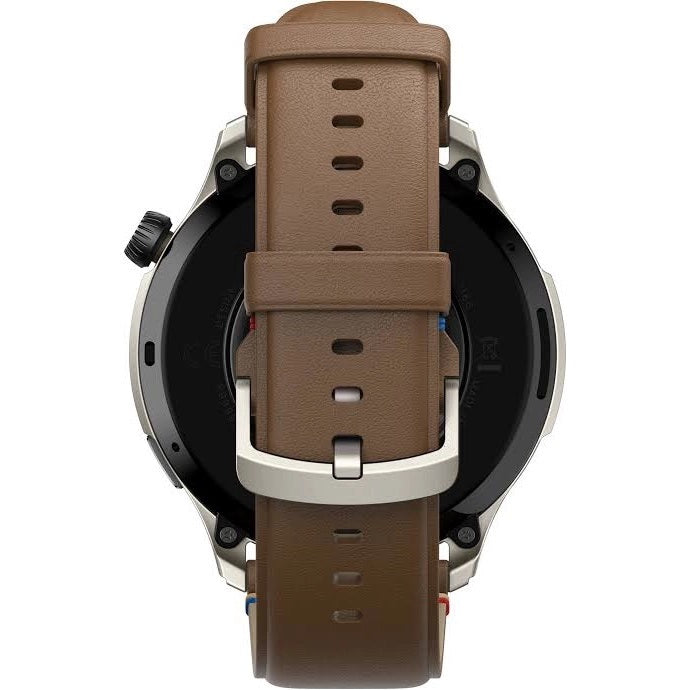 Amazfit GTR 4 GPS Bluetooth Sports 1.43'' Smartwatch - Vintage Brown Leather