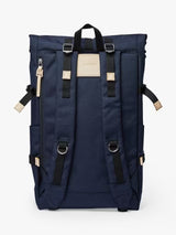 Sandqvist Bernt 25L Water-Resistant Rucksack Roll Top Backpack - Navy