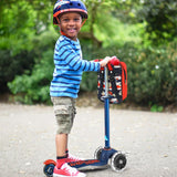 Micro Scooters Foldable Mini Deluxe 2-5yrs Children's LED Scooter - Navy