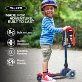 Micro Scooters Foldable Mini Deluxe 2-5yrs Children's LED Scooter - Navy