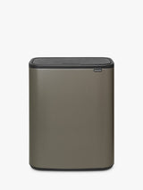 Brabantia Bo Touch Bin 60L H65.6 x W54.5 x D31.2cm - Platinum