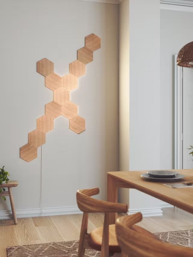 Nanoleaf Elements Hexagon Starter Kit 7 LED Light Panels - Cool/Warm White