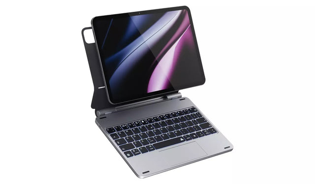 Epico iPad Pro 13 Inch Aluminium Flip Keyboard Case - Space Grey - Kazoop 