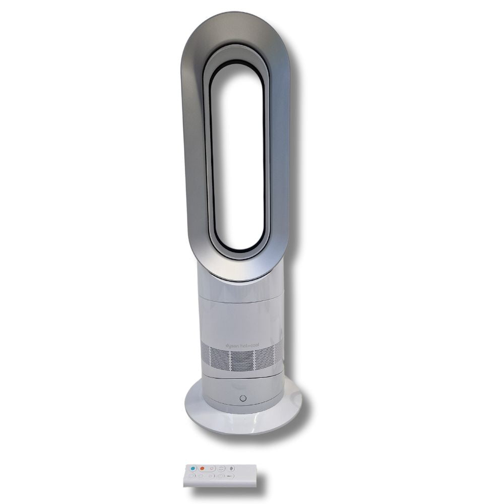 Dyson 473399-01 AM09 Hot + Cool 10 Speed Fan Heater 2000W - White/Silver