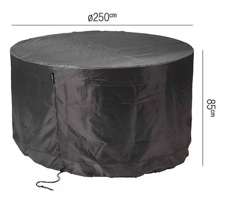 Pacific Aerocover Round Garden Dining Furniture Set Cover 250cm - Anthracite