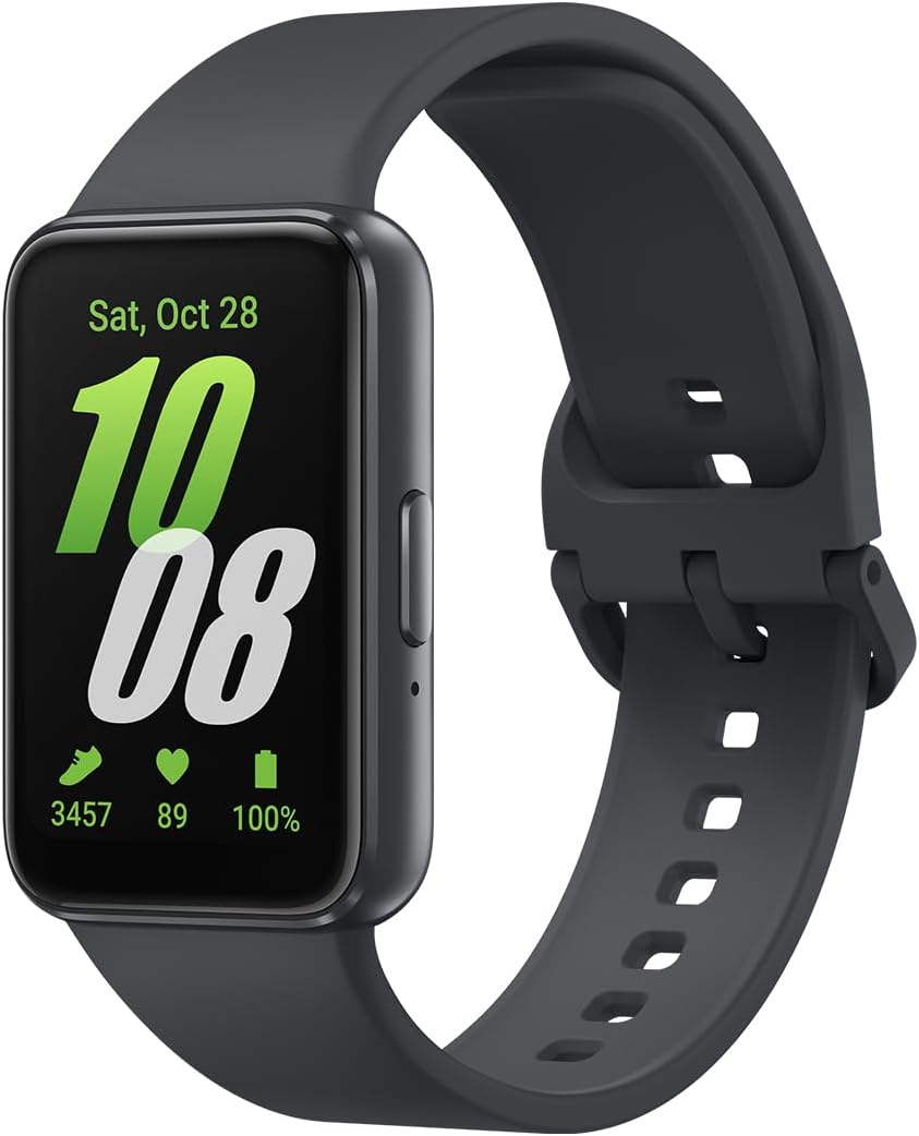 Samsung Galaxy Fit3 Health & Fitness Tracker 40mm Smartwatch - Black